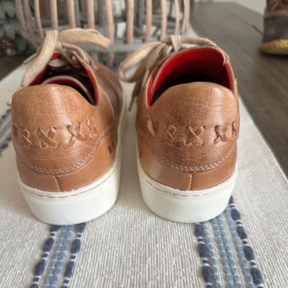 BED|STU Tan Leather Sneakers – Size 9.5 - Picture 3 of 7